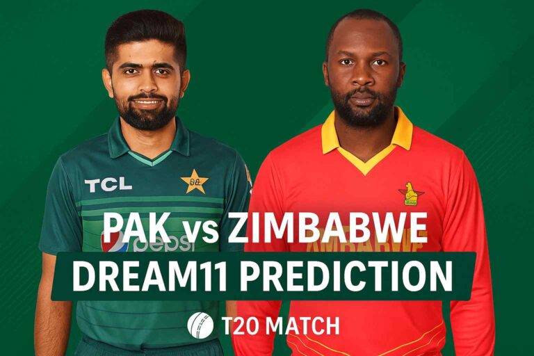Sports Buzz: Epic Cricket Dream 11 Predictions & News 7 Pak vs Zimbabwe Dream11 Prediction