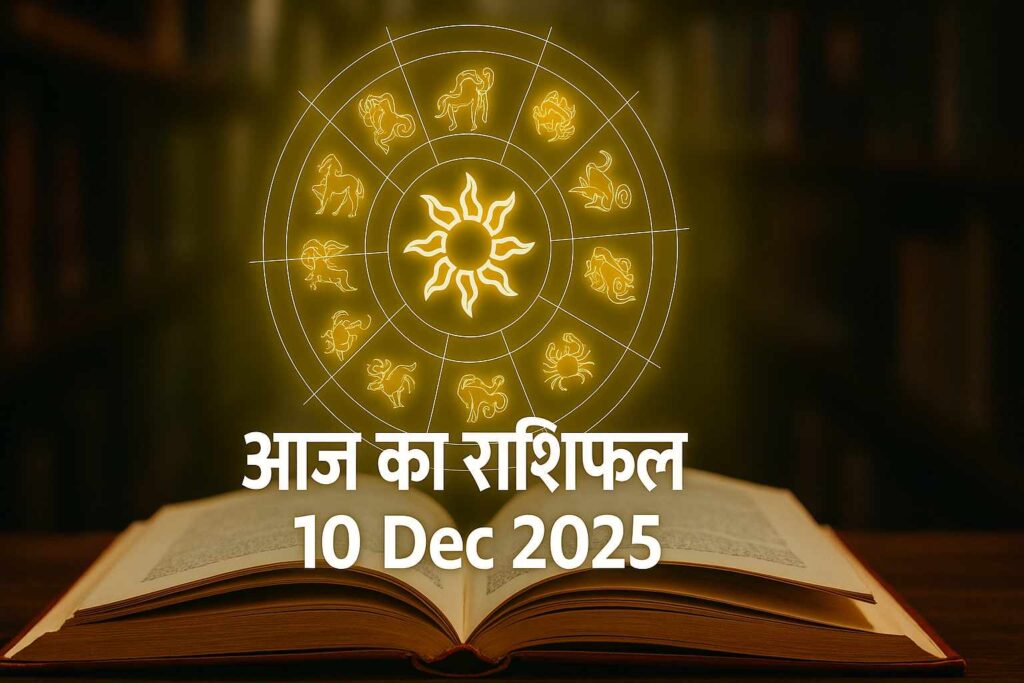 🪐राशिफल 10 दिसंबर 2025: जानें कैसा रहेगा आपका आज का दिन... 3 Aaj Ka Raashifal 10 Dec 2025