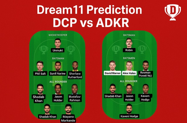 DCP vs ADKR Dream11 Prediction: Best Fantasy Picks UAE T20 Match 7.. 10 DCP vs ADKR Dream11 Prediction