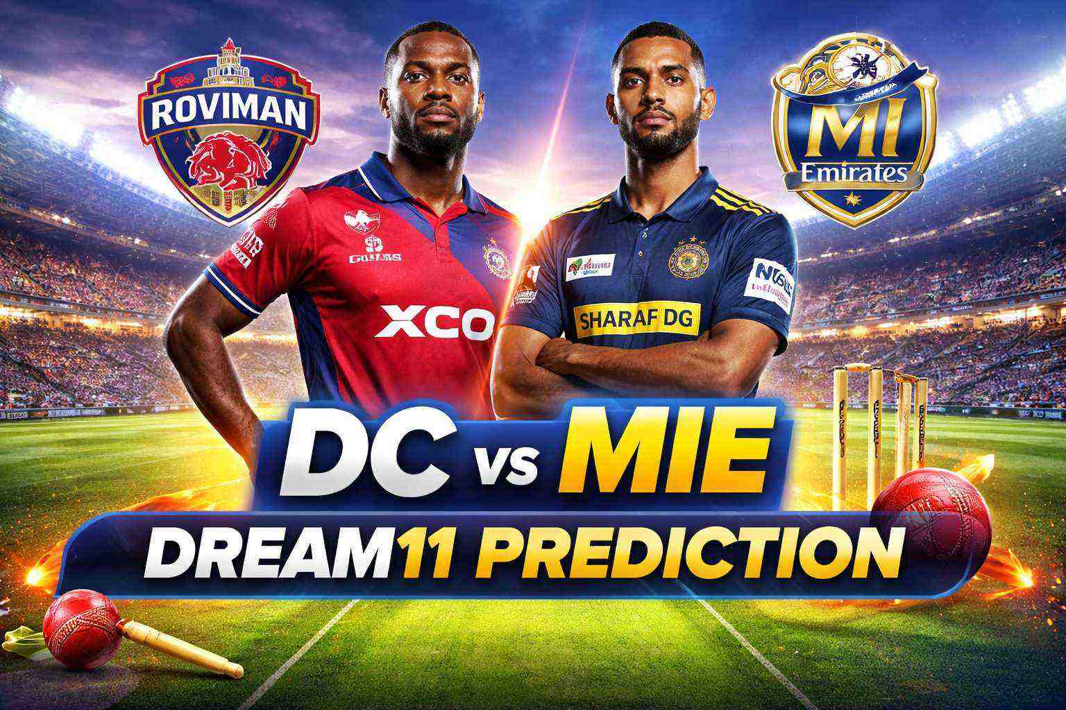 DC vs MIE Dream11 Prediction , Best Fantasy Picks..