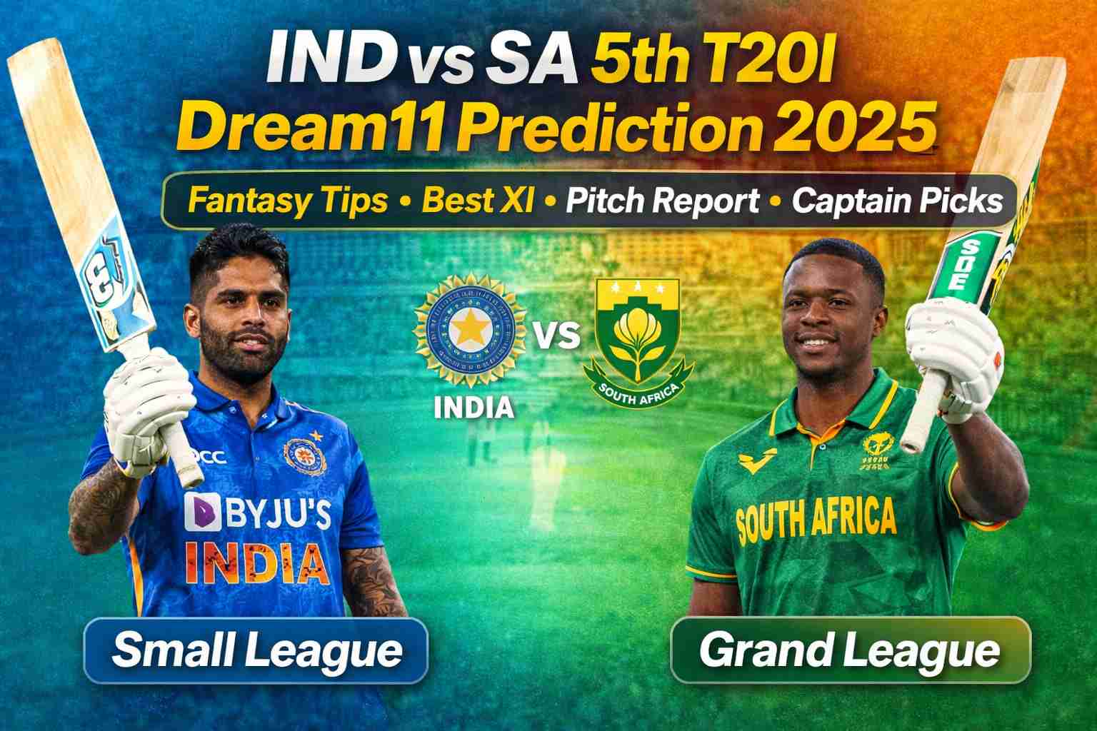 Ind vs SA 5th T20I Dream11 Prediction: Match Tips & Best XI..