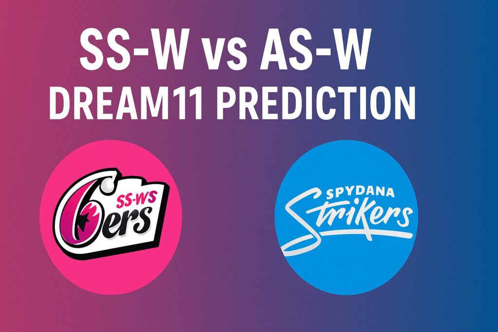 SS-W vs AS-W Dream11 Prediction : Great Expert Team Combination.. 3 SS-W vs AS-W Dream11 prediction