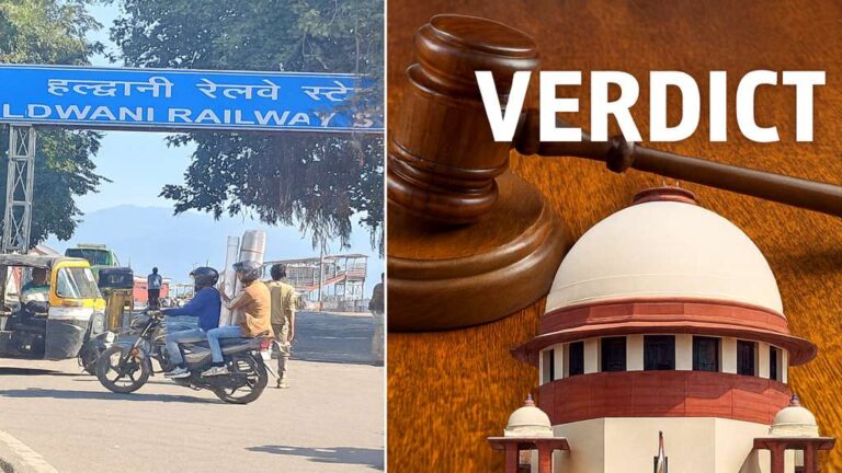 Haldwani Railway Land Case