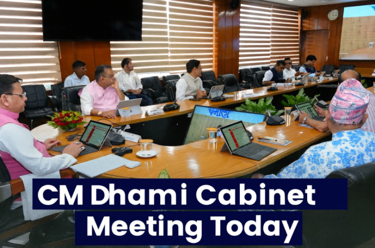 Cm Dhami Cabinet Meeting Today 10-12-2025
