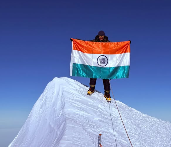 Kavita Chand on Mount Vinson