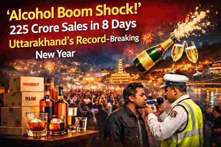 Alcohol Consumption Shock uttarakhand on new year
